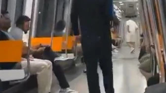 Sarıyer'de metroda elinden tüfekle gezen tavşan kostümlü şüpheli: 'Maskeli partiden çıktım'
