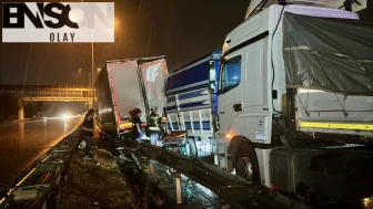Kocaeli'de zincirleme kaza: 1 ölü