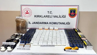 Kırklareli'de kaçak tütün ürünleri ele geçirildi