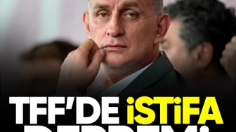 Türkiye Futbol Federasyonu'nda şok istifa!