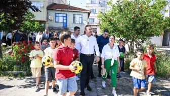 Balıkesir’in 1133 mahallesine adaletli hizmet vaadi yapıldı.