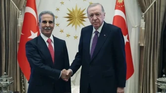 Türkiye Cumhurbaşkanı Erdoğan, Irak Yüksek Yargı Konseyi Başkanı Faik Zeydan'ı Çankaya Köşkü'nde ağırladı