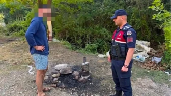 Bilecik'te ağaçlandırma alanında yangın çıkaran şahsa para cezası kesildi