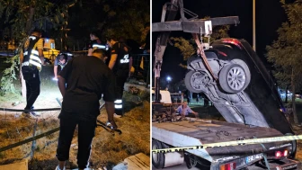 Edirne'de otomobil takla attı: Yaralanan kişinin kopan parmağı dakikalarca bulunamadı