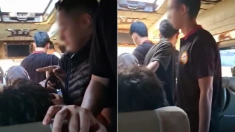 Aksaray'da servis minibüsü tıka basa doldu, öğrenciler üst üste böyle okula gitti