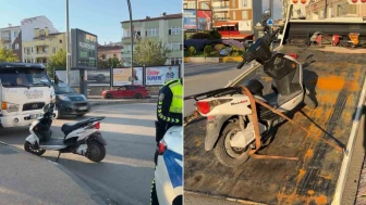 Trafik kontrolünde yakayı ele verdi: Plakasız motosikletin bedeli ağır oldu