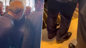Aziz Yıldırım paçasını kaldırıp Bakan Bak'a gösterdi: 'Sayın Bakan bak...'