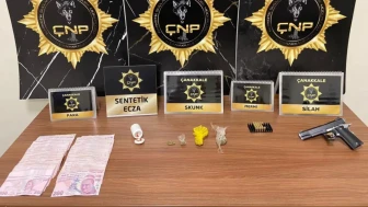 Çanakkale'de polis denetimi : 16 aranan şüpheli yakalandı, 8'i tutuklandı