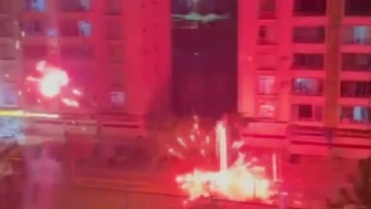 Diyarbakır'da havai fişek dehşeti: 7'nci kattaki balkona giren fişek 2 kardeşi yaraladı