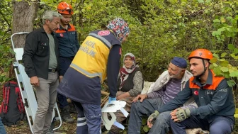 Konya’da kaybolan yaşlı çift dağlık alanda sağ bulundu