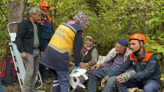 Dün akşamdan beri haber alınamıyordu: Yaşlı çift dağlık alanda bulundu
