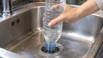 Lavabonuz yavaş mı boşalıyor" Plastik bir şişe yardımcı olabilir