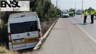 Mersin'de yolcu minibüsündeki saldırı sonucu kaza