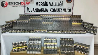 Mersin’de kaçak makaron operasyonu : 21 kilo tütün ele geçirildi