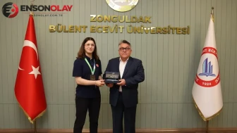 Rektör Özölçer dünya şampiyonu Basancı’yı kabul etti