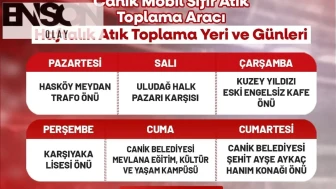 Canik'te atık getirene milli takım forması