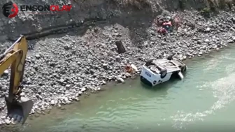 Hatay'da otomobil nehre uçtu, sürücü hayatını kaybetti