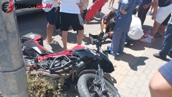 Bartın'da motosiklet otomobile çarptı: 1 yaralı
