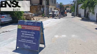 Germencik’te yol ve çevre düzenleme çalışmaları sürüyor