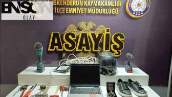 İskenderun'da hırsızlık yapan dört kişi tutuklandı