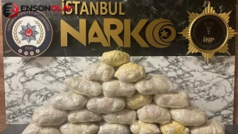 İstanbul'da bir araçta 21 kilo eroin çıktı