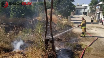 Hatay'da otluk alanda yangın çıktı