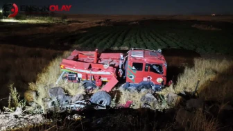 Şanlıurfa Siverek'te kaza : Minibüs ile arazöz çarpıştı
