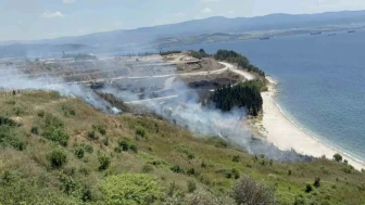 Darıca'da çıkan yangına vatandaşlar müdahale etti
