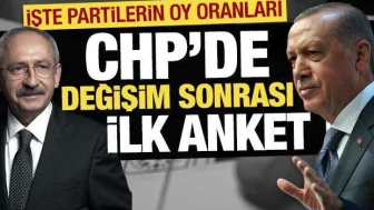 CHP'de değişim sonrası ilk anket! Bu pazar seçim olsa hangi partiye oy verirsiniz?
