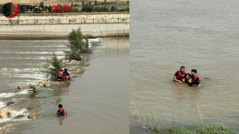 AFAD ekipleri Batman Çayı'nda akıntıya kapılan şahsı kurtardı