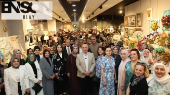 İğne iplikle sanata dönüştürülen hayaller: Darıcalı kadınların yıl boyu süren emeği görücüye çıktı