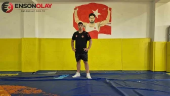 Sivaslı güreşçi Kaan Efe Dönertaş'ın hedefi dünya zirvesi