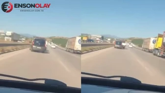 Bursa'da ani fren kazayı getirdi : O anlar kameraya yansıdı