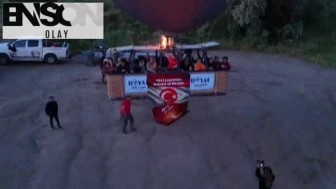 Kapadokya'dan milli takıma moral uçuşu