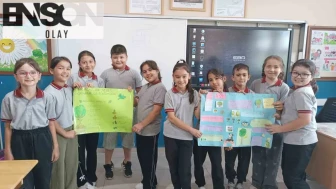Geleceğin çevrecileri Manisa’dan yetişiyor: Okul bahçesini tertemiz yaptılar