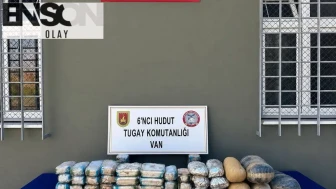 Van'da sınır hattında 44 kilo uyuşturucu madde ele geçirildi