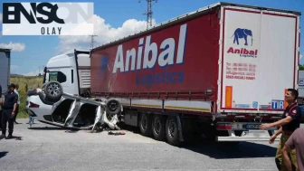 Edirne Kapıkule yolunda tır ile SUV çarpıştı, sürücü hayatını kaybetti