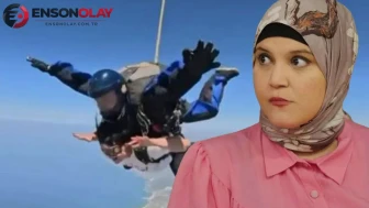 Feyza Civelek, Kızılcık Şerbeti'nin Nilay'ı ile sınırlarını zorlayarak 4 bin metreden atladı!