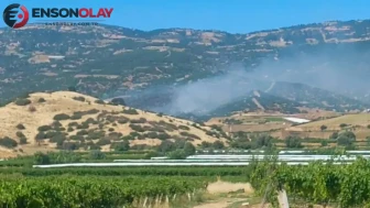 Manisa Sarıgöl'de Kontrol Altına Alınamayan Orman Yangınıyla Mücadele Devam Ediyor