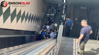 Şişli'de görme engelli birey, metro raylarına düştü!