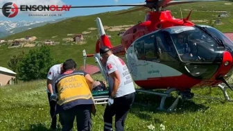 Trabzon’da mantardan zehirlenen 75 yaşındaki kadın helikopterle hastaneye kaldırıldı