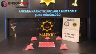 Ankara Mamak’ta uyuşturucu operasyonu : 10 bin hap ele geçirildi