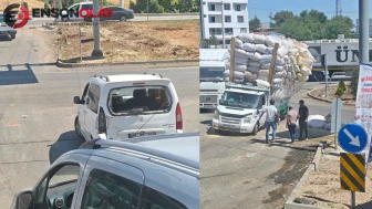Diyarbakır-Mardin kara yolunda kaza : 2 yaralı