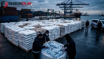 İstanbul'da Gerçekleştirilen Operasyonda Çin Bayraklı Gemide Üç Ton Uyuşturucu Ele Geçirildi