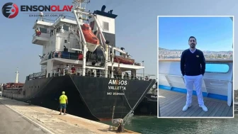 Kargo gemisinde yaşanan kaza sonucu Türkiye'ye doğru ilerlerken iki kişi hayatını kaybetti