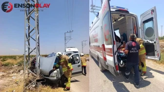 Reyhanlı'da Araç, Elektrik Direğine Çarptı: 3 Kişi Yaralı!