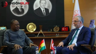 Bakan Işıkhan Gana Çalışma, İşler ve İstihdam Bakanı Pelpuo ile görüştü