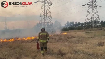 Hatay Erzin'de meydana gelen trafoda çıkan yangın korku dolu anlara sebep oldu