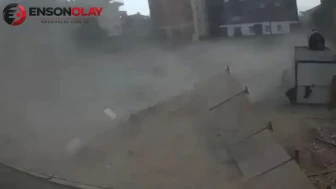 Avcılar'da Şiddetli Fırtına: İnşaat Sahası Adeta Savaş Bölgesine Döndü!