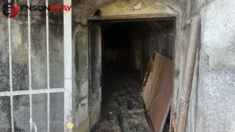 Zonguldak’ta yıkım çalışmasında 130 metrelik sığınak ortaya çıktı